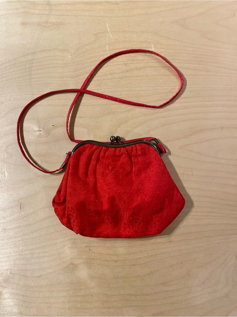 Mitzi Red Women's Crossbody Clutch Bag (RK)